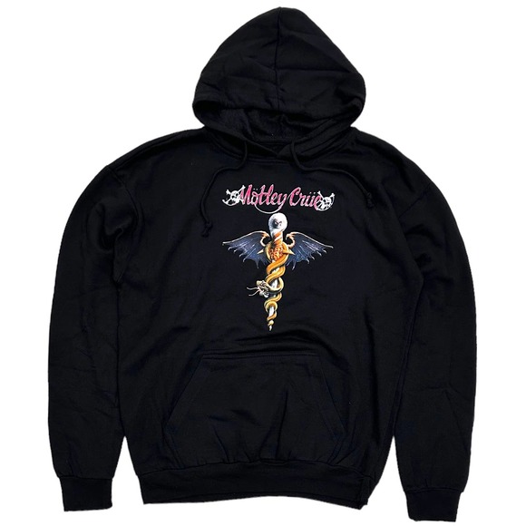 Motley Crue Men's Officially Licensed Dr. Feelgood Hoodie Sweatshirt - Picture 1 of 1